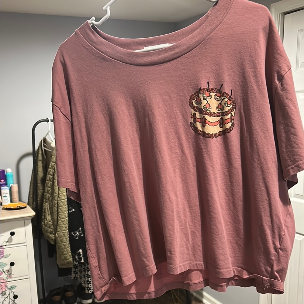 Pink Graphic Women's Top